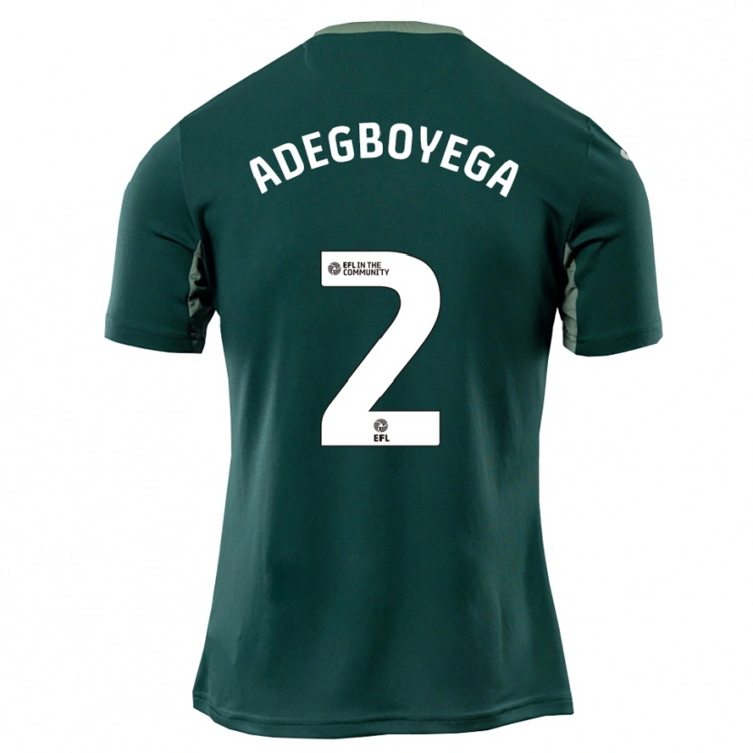 Danxen Heren Emmanuel Adegboyega #2 Groen Wit Paars Uitshirt Uittenue 2025/26 T-Shirt België