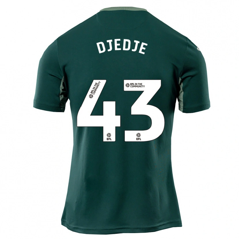Danxen Heren Uriah Djedje #43 Groen Wit Paars Uitshirt Uittenue 2025/26 T-Shirt België