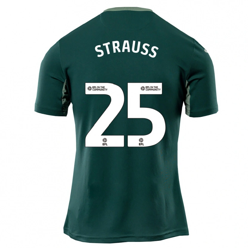 Danxen Heren Hope Strauss #25 Groen Wit Paars Uitshirt Uittenue 2025/26 T-Shirt België