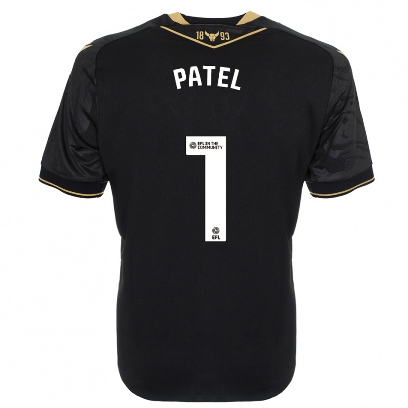 Danxen Heren Ajae Patel #1 Zwart Goud Uitshirt Uittenue 2025/26 T-Shirt België