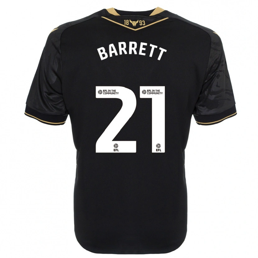 Danxen Heren Nicole Barrett #21 Zwart Goud Uitshirt Uittenue 2025/26 T-Shirt België