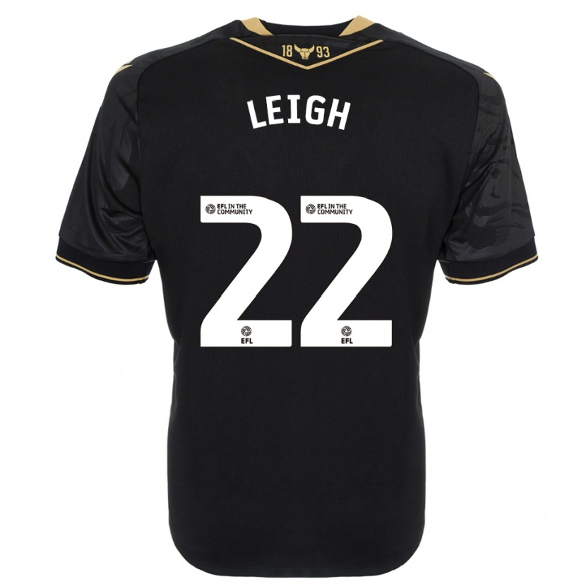 Danxen Heren Greg Leigh #22 Zwart Goud Uitshirt Uittenue 2025/26 T-Shirt België