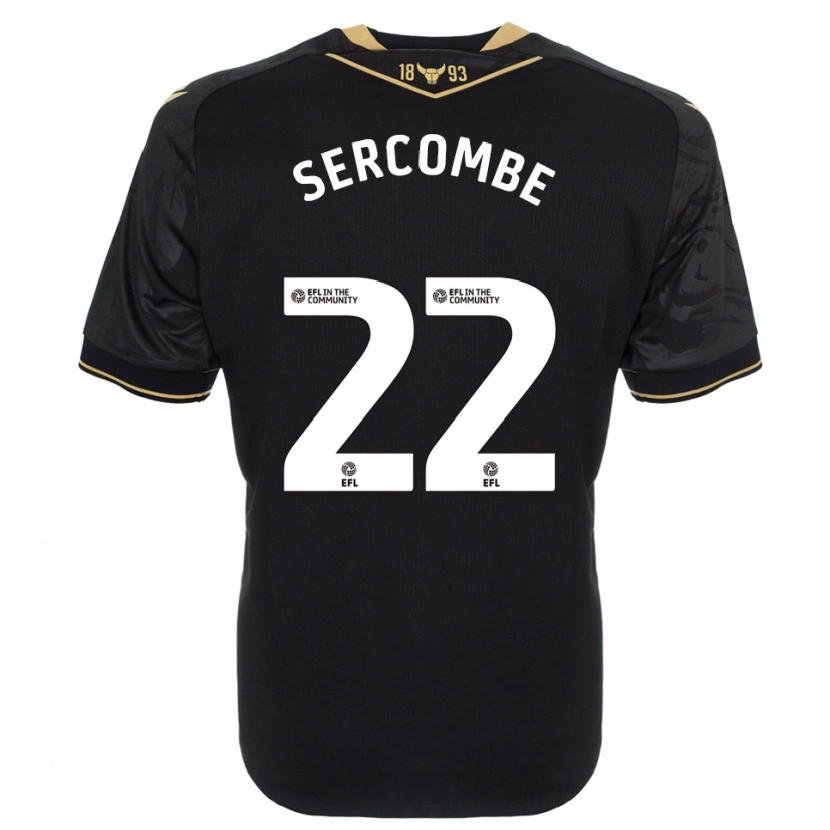 Danxen Heren Paris Sercombe #22 Zwart Goud Uitshirt Uittenue 2025/26 T-Shirt België