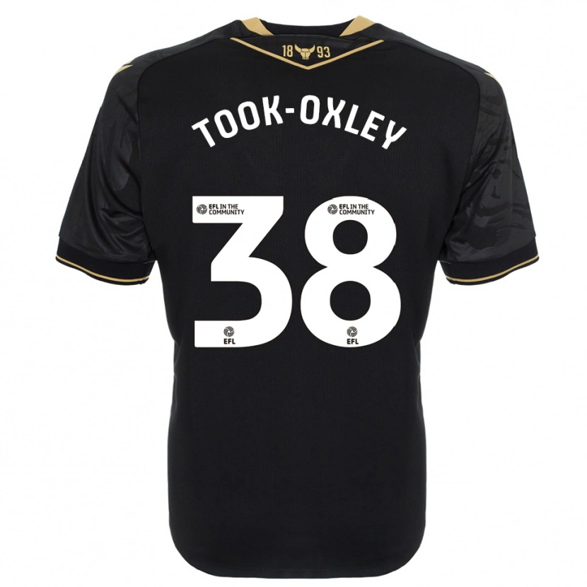 Danxen Heren Zaide Took-Oxley #38 Zwart Goud Uitshirt Uittenue 2025/26 T-Shirt België