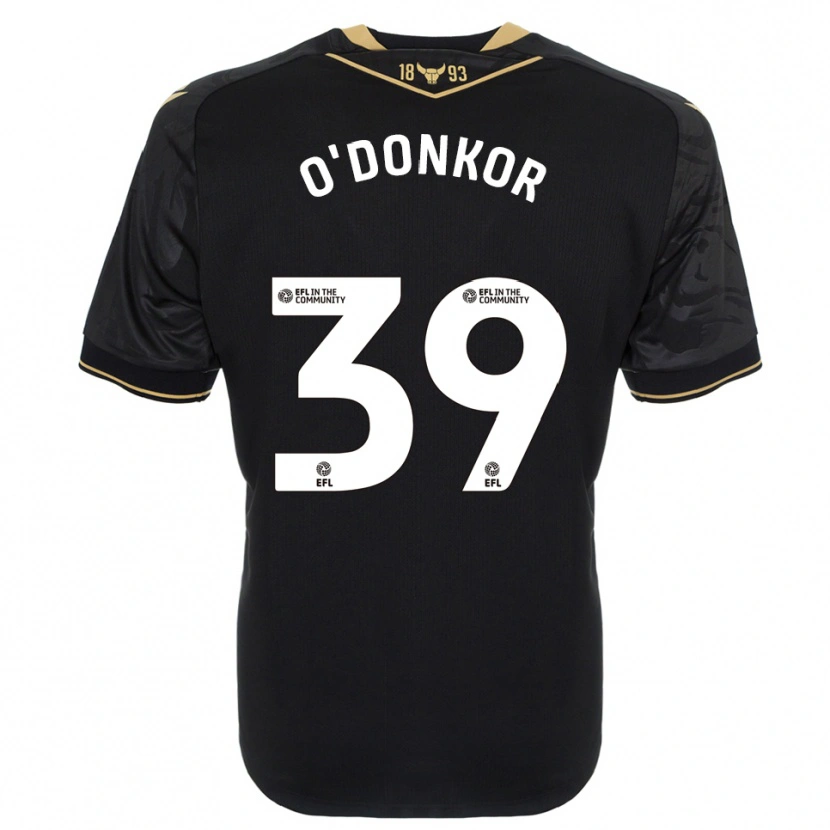 Danxen Heren Gatlin O'donkor #39 Zwart Goud Uitshirt Uittenue 2025/26 T-Shirt België