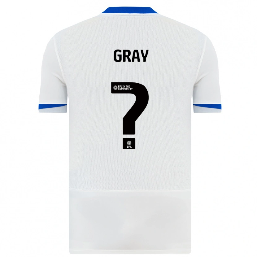 Danxen Heren Jessica Gray #0 Wit Zwart Uitshirt Uittenue 2025/26 T-Shirt België