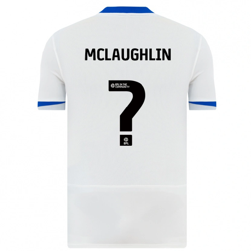 Danxen Heren Erin Mclaughlin #0 Wit Zwart Uitshirt Uittenue 2025/26 T-Shirt België