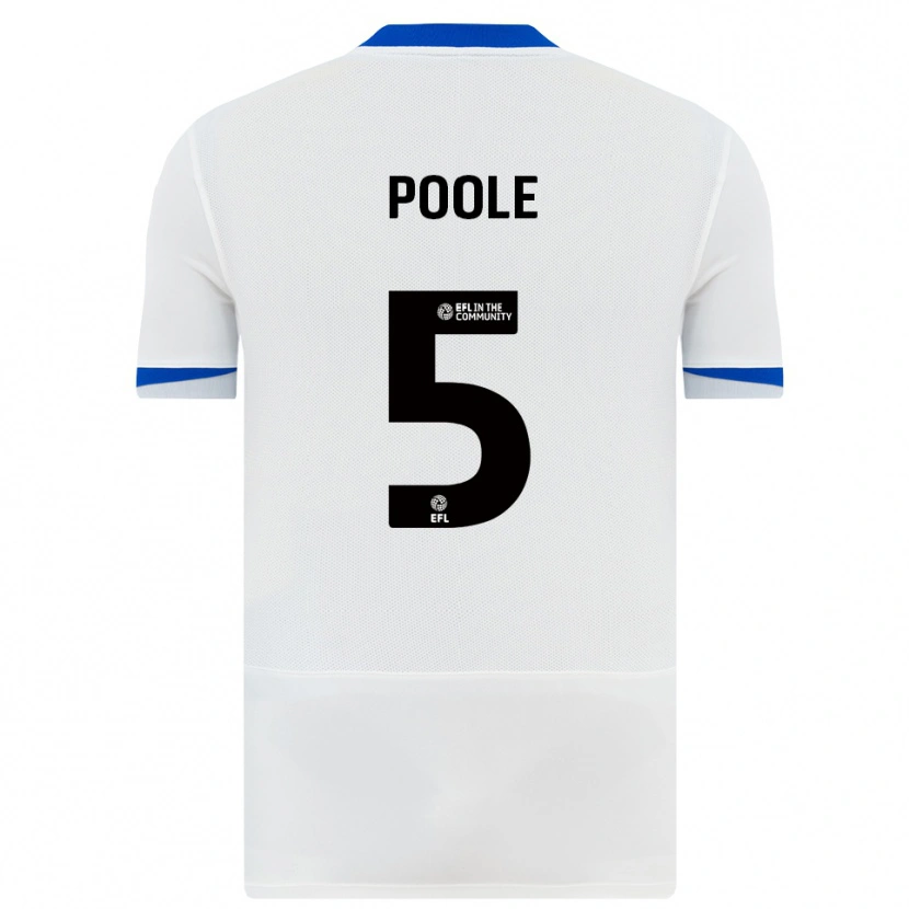 Danxen Heren Regan Poole #5 Wit Zwart Uitshirt Uittenue 2025/26 T-Shirt België