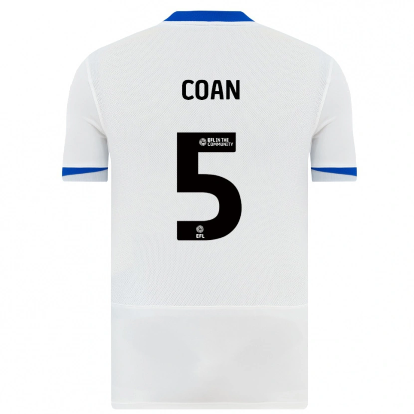 Danxen Heren Hannah Coan #5 Wit Zwart Uitshirt Uittenue 2025/26 T-Shirt België