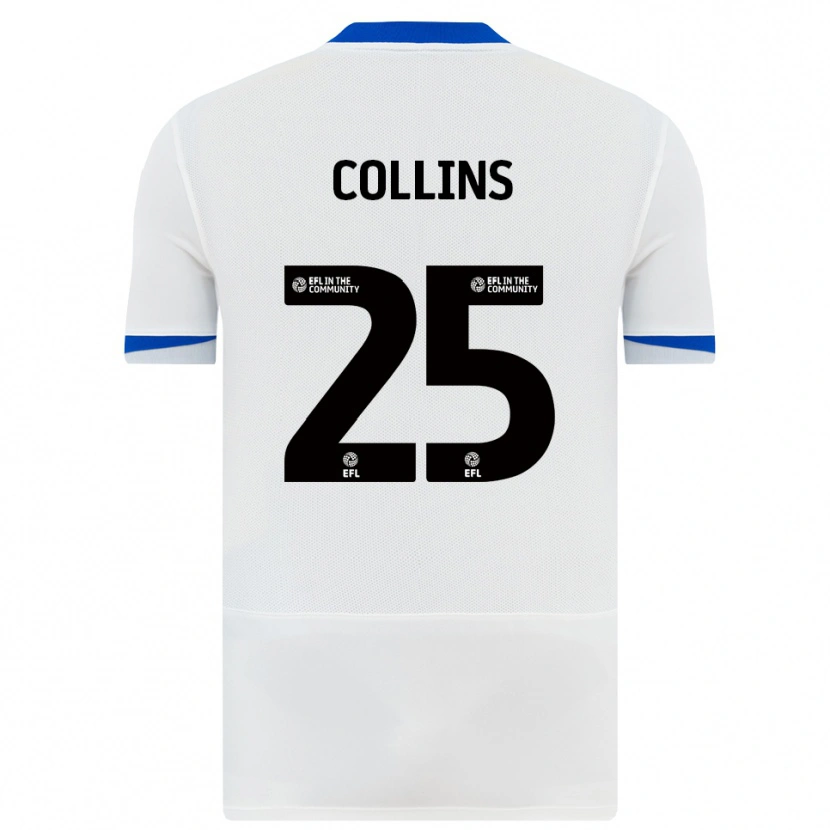 Danxen Heren Izzy Collins #25 Wit Zwart Uitshirt Uittenue 2025/26 T-Shirt België