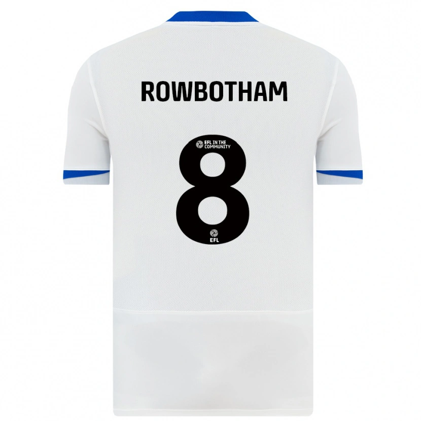 Danxen Heren Ava Rowbotham #8 Wit Zwart Uitshirt Uittenue 2025/26 T-Shirt België