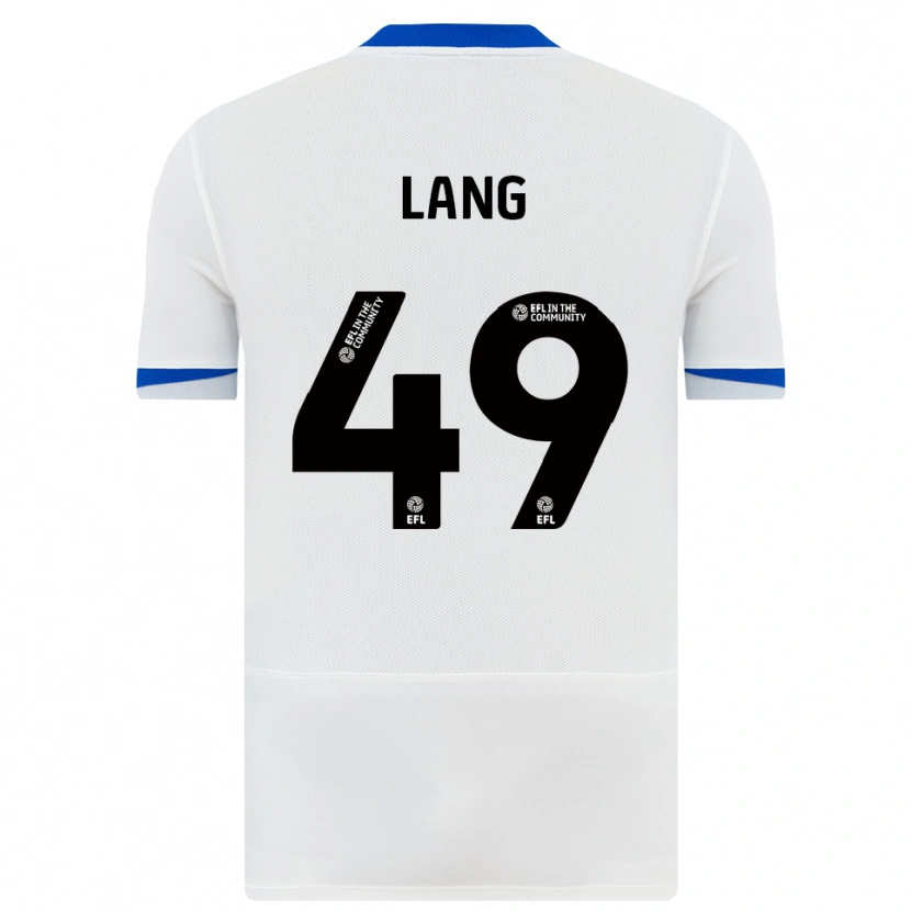 Danxen Heren Callum Lang #49 Wit Zwart Uitshirt Uittenue 2025/26 T-Shirt België