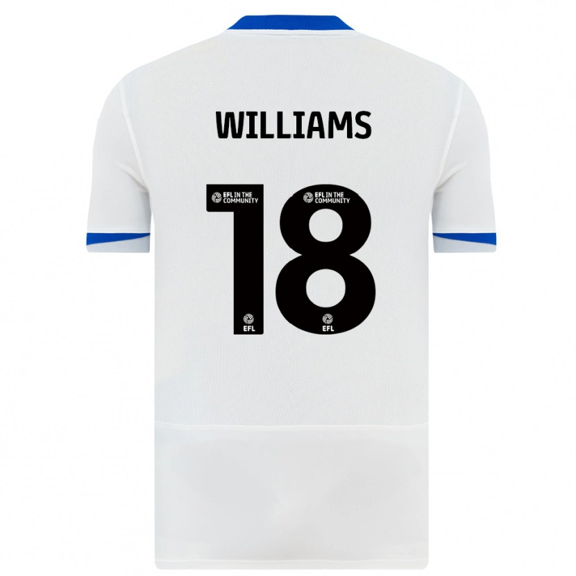 Danxen Heren Scarlett Williams #18 Wit Zwart Uitshirt Uittenue 2025/26 T-Shirt België