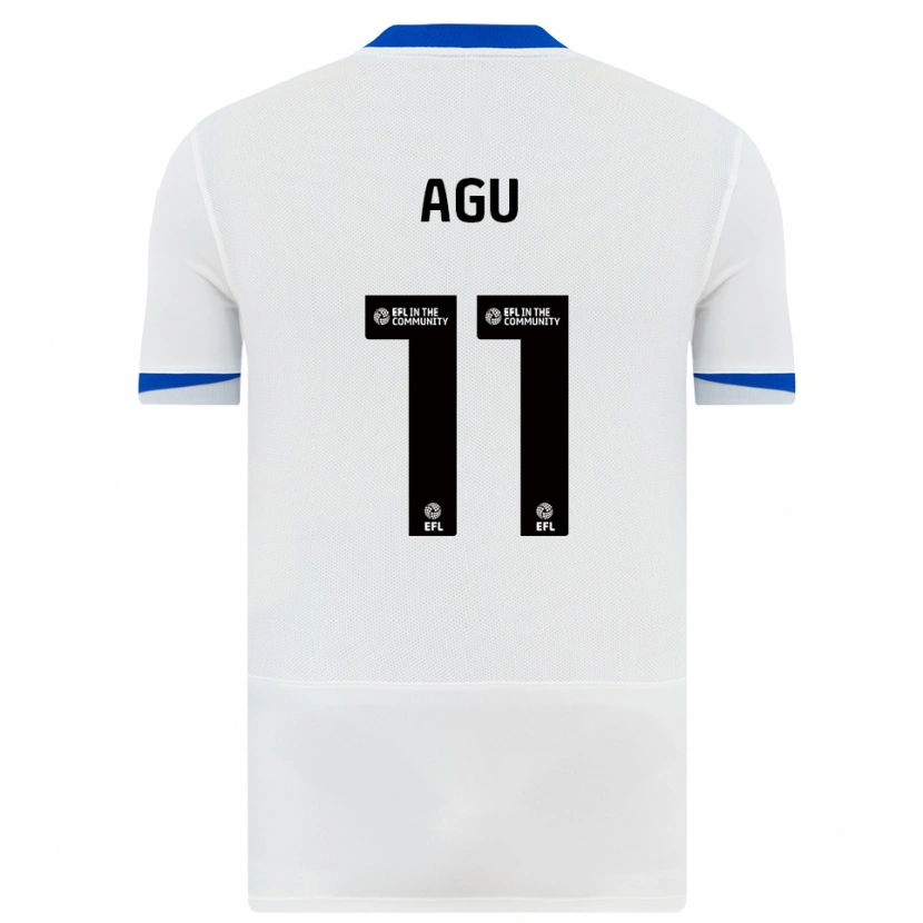 Danxen Heren Chinedu Agu #11 Wit Zwart Uitshirt Uittenue 2025/26 T-Shirt België