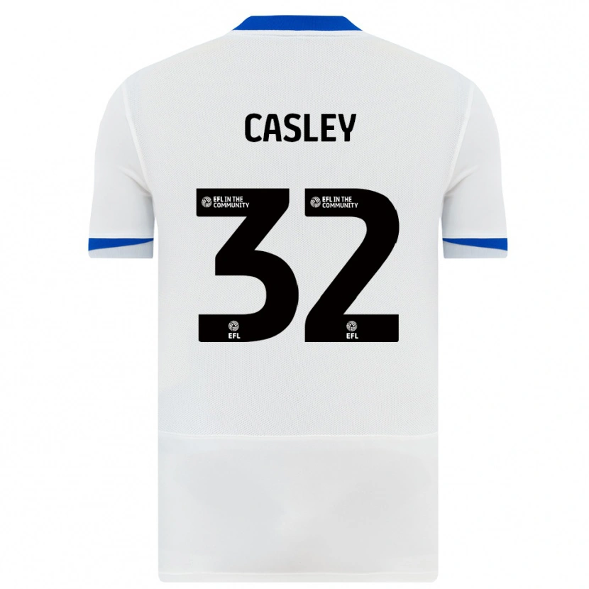 Danxen Heren Riva Casley #32 Wit Zwart Uitshirt Uittenue 2025/26 T-Shirt België