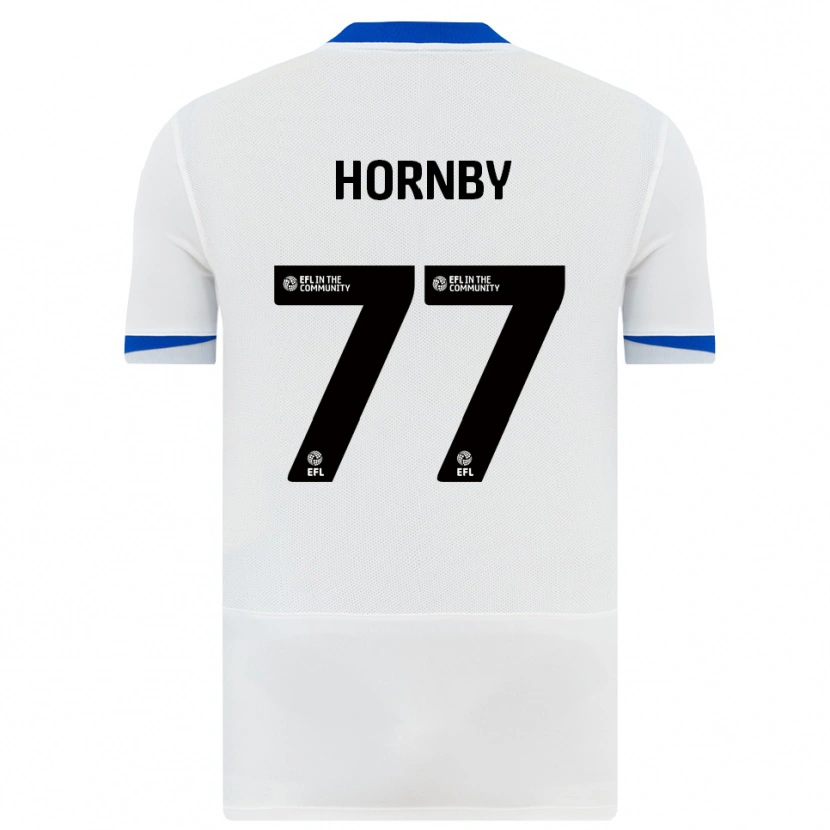Danxen Heren Megan Hornby #77 Wit Zwart Uitshirt Uittenue 2025/26 T-Shirt België