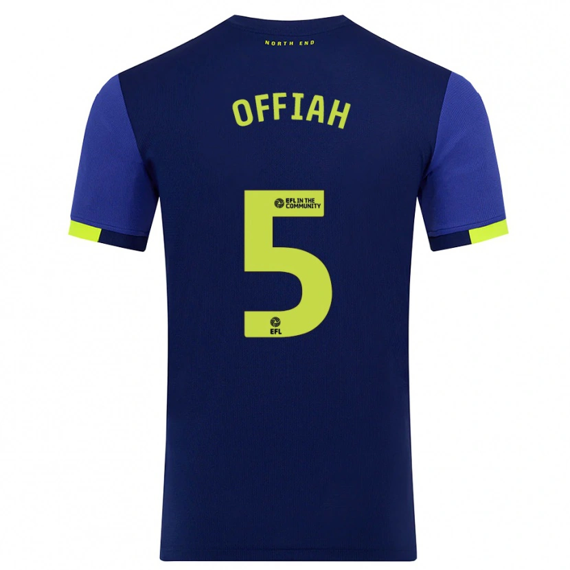 Danxen Heren Odeluga Offiah #5 Marine Geel Uitshirt Uittenue 2025/26 T-Shirt België