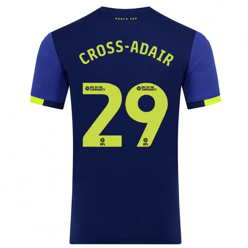 Danxen Heren Finlay Cross-Adair #29 Marine Geel Uitshirt Uittenue 2025/26 T-Shirt België