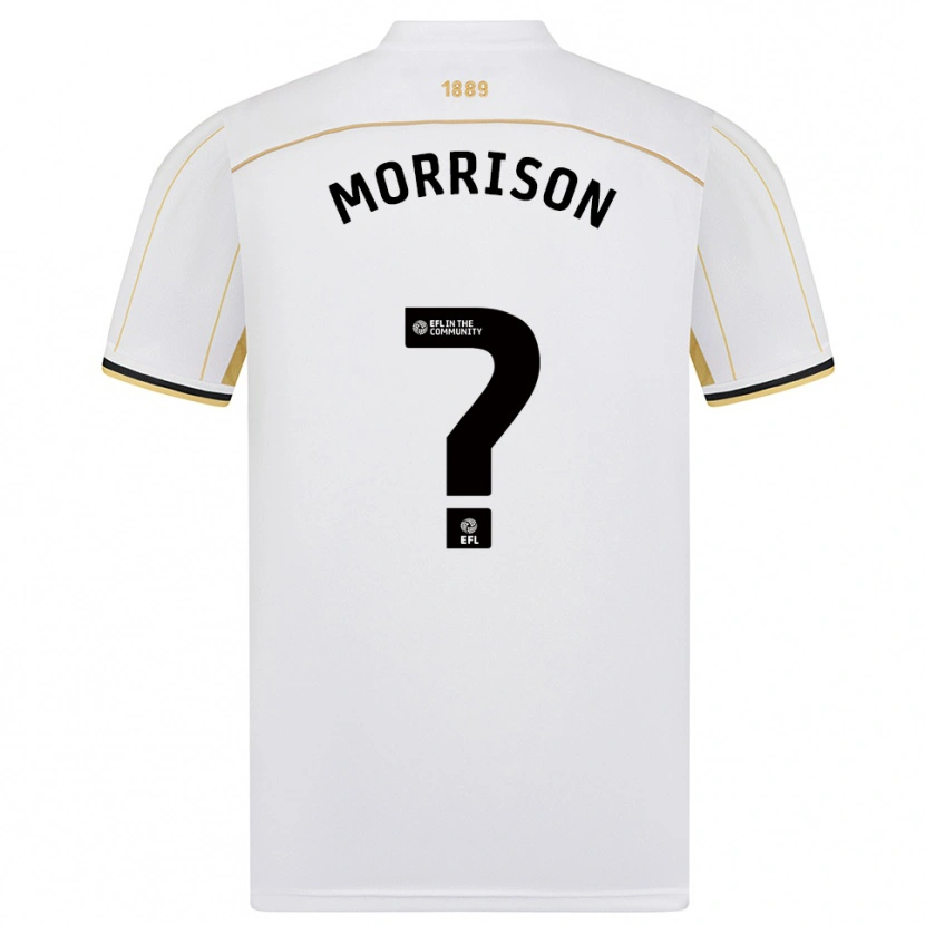 Danxen Heren Emmett Morrison #0 Wit Goud Uitshirt Uittenue 2025/26 T-Shirt België