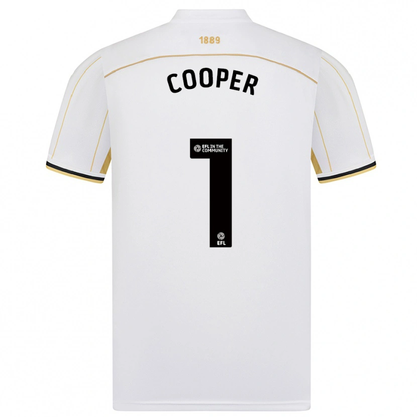 Danxen Heren Michael Cooper #1 Wit Goud Uitshirt Uittenue 2025/26 T-Shirt België