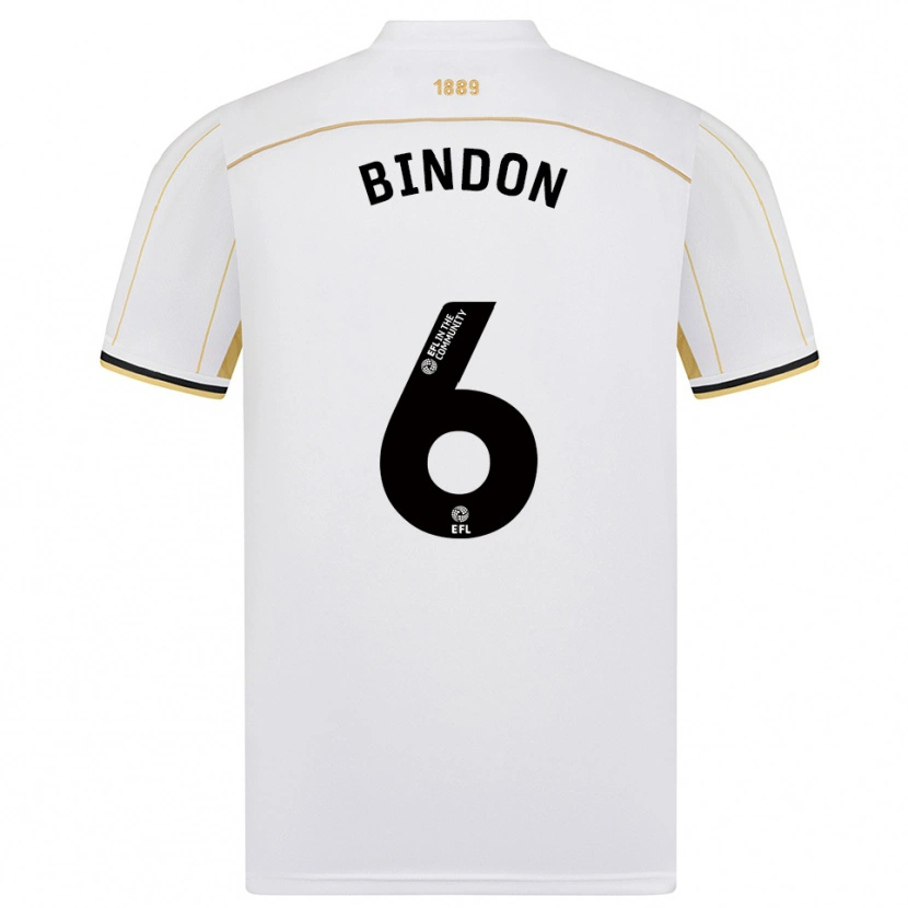 Danxen Heren Tyler Bindon #6 Wit Goud Uitshirt Uittenue 2025/26 T-Shirt België