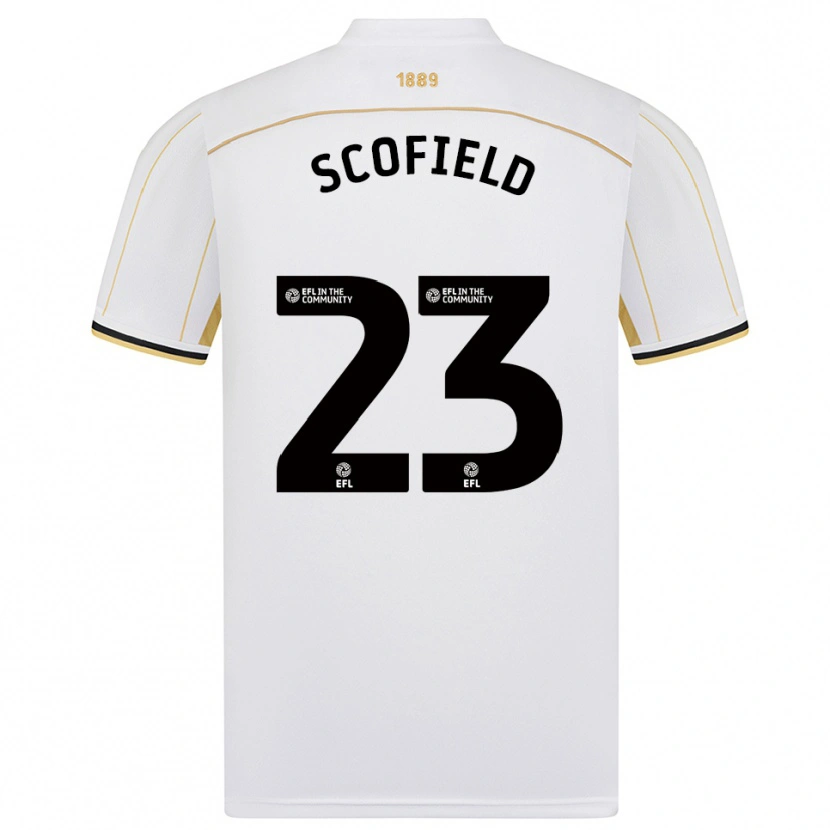 Danxen Heren Connie Scofield #23 Wit Goud Uitshirt Uittenue 2025/26 T-Shirt België