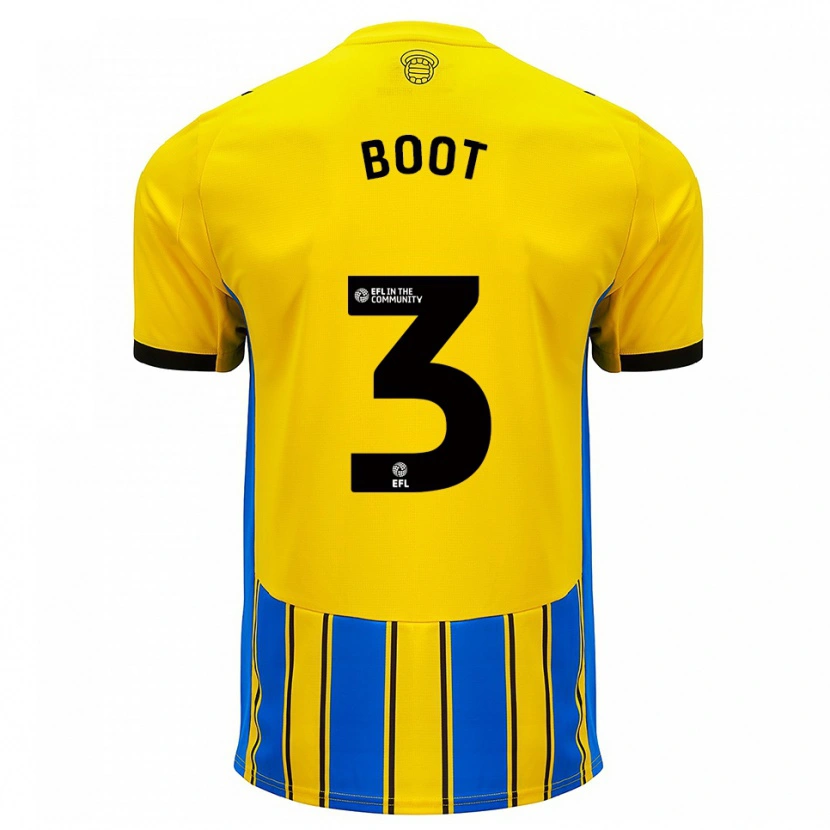 Danxen Heren Nathanael Boot #3 Blauw Geel Uitshirt Uittenue 2025/26 T-Shirt België