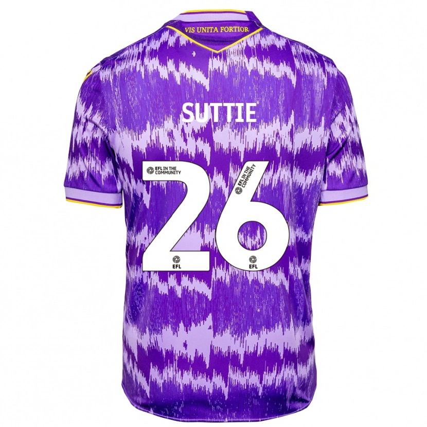 Danxen Heren Arabella Suttie #26 Paars Geel Uitshirt Uittenue 2025/26 T-Shirt België
