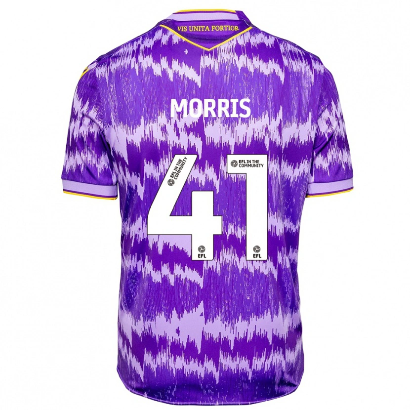 Danxen Heren Scott Morris #41 Paars Geel Uitshirt Uittenue 2025/26 T-Shirt België