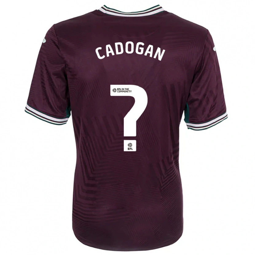 Danxen Heren Maliq Cadogan #0 Roest Rood Wit Uitshirt Uittenue 2025/26 T-Shirt België
