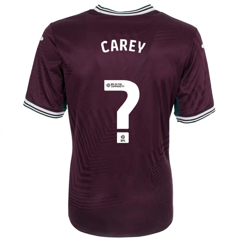 Danxen Heren Joshua Carey #0 Roest Rood Wit Uitshirt Uittenue 2025/26 T-Shirt België