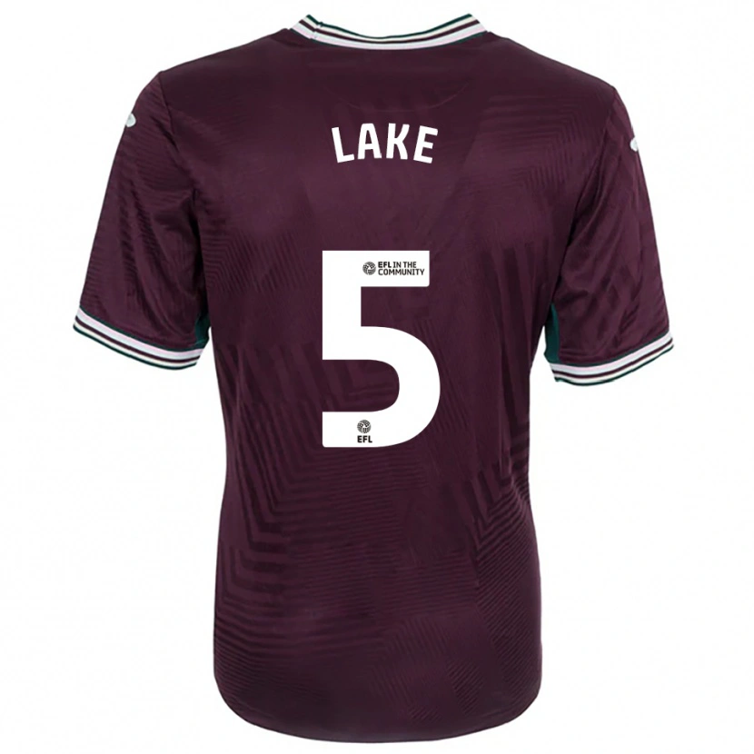 Danxen Heren Ellie Lake #5 Roest Rood Wit Uitshirt Uittenue 2025/26 T-Shirt België