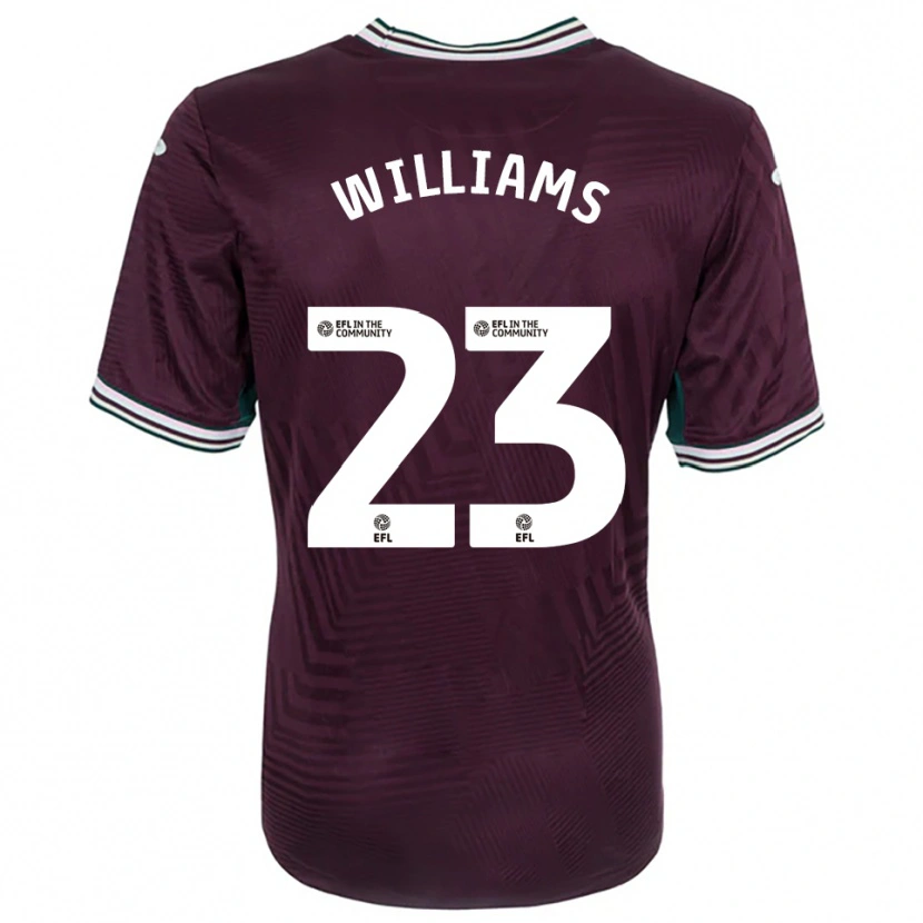 Danxen Heren Jessica Williams #23 Roest Rood Wit Uitshirt Uittenue 2025/26 T-Shirt België