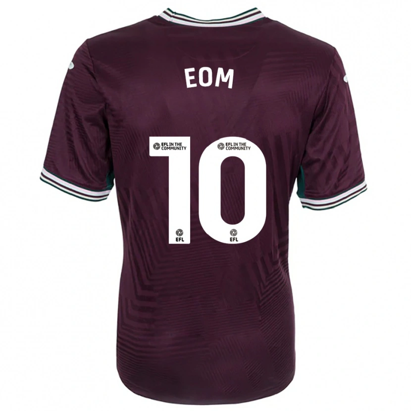 Danxen Heren Ji-Sung Eom #10 Roest Rood Wit Uitshirt Uittenue 2025/26 T-Shirt België