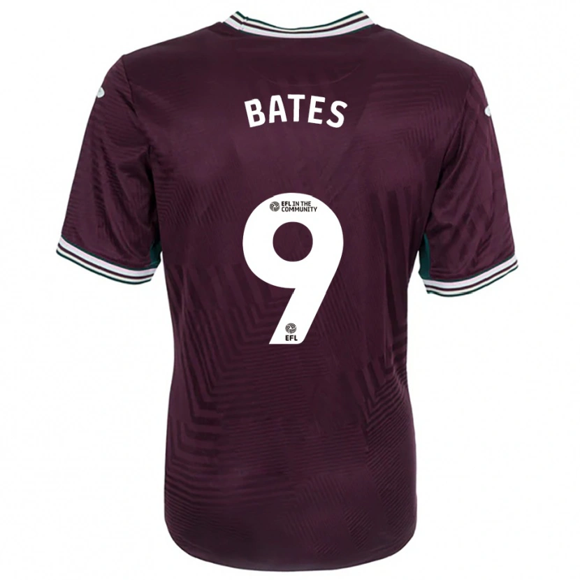 Danxen Heren Morgan Bates #9 Roest Rood Wit Uitshirt Uittenue 2025/26 T-Shirt België