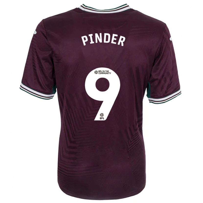 Danxen Heren Robyn Pinder #9 Roest Rood Wit Uitshirt Uittenue 2025/26 T-Shirt België