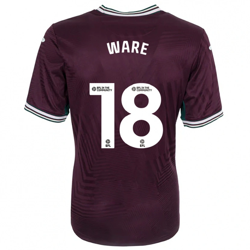 Danxen Heren Phoebe Ware #18 Roest Rood Wit Uitshirt Uittenue 2025/26 T-Shirt België
