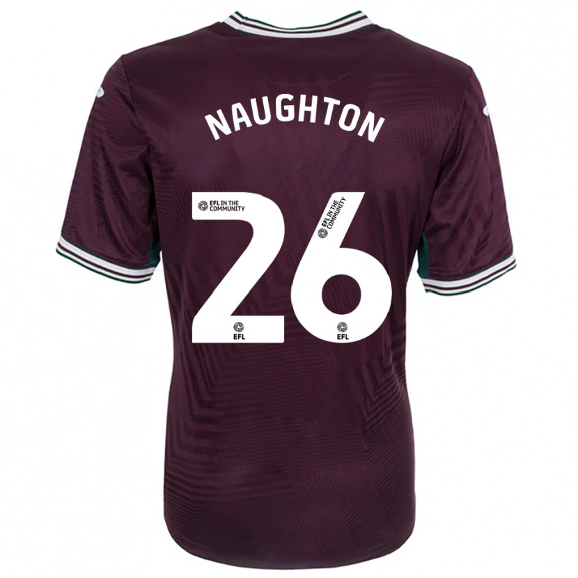 Danxen Heren Kyle Naughton #26 Roest Rood Wit Uitshirt Uittenue 2025/26 T-Shirt België
