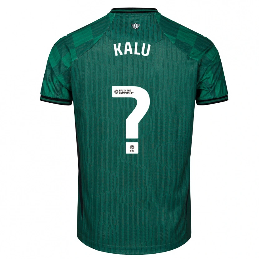 Danxen Heren Samuel Kalu #0 Groen Zwart Uitshirt Uittenue 2025/26 T-Shirt België