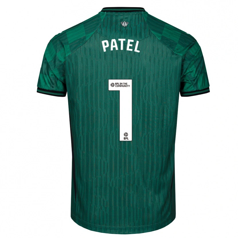 Danxen Heren Safia Middleton-Patel #1 Groen Zwart Uitshirt Uittenue 2025/26 T-Shirt België