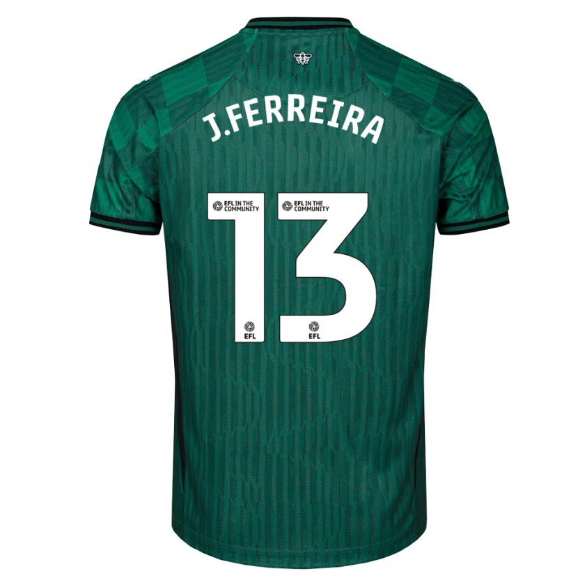 Danxen Heren João Ferreira #13 Groen Zwart Uitshirt Uittenue 2025/26 T-Shirt België