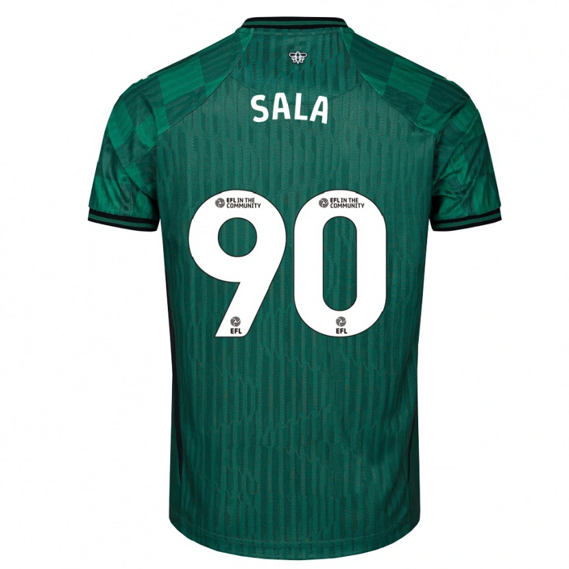 Danxen Heren Joel Sala #90 Groen Zwart Uitshirt Uittenue 2025/26 T-Shirt België