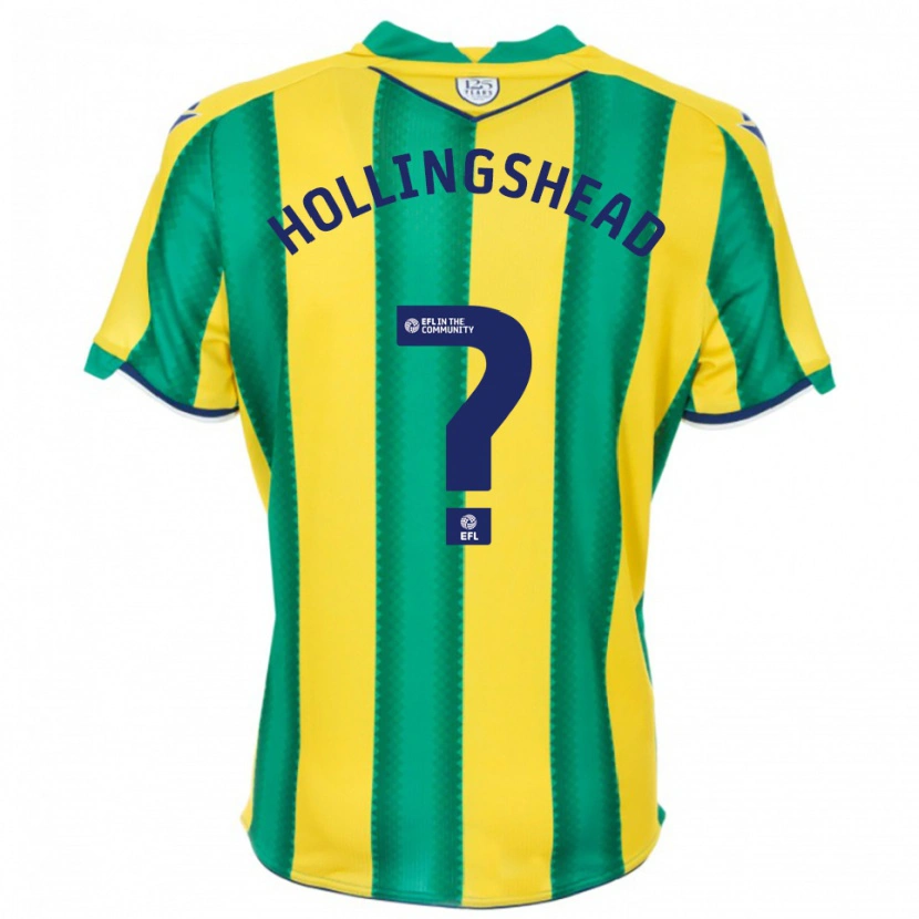 Danxen Heren Ronnie Hollingshead #0 Geel Groen Uitshirt Uittenue 2025/26 T-Shirt België