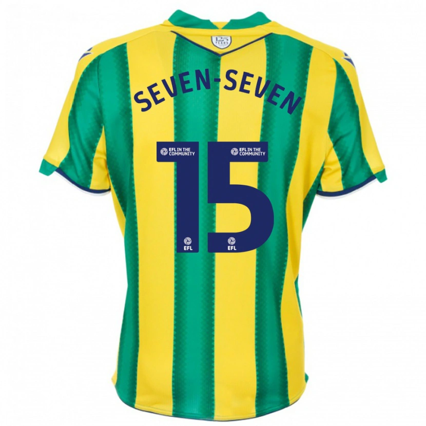 Danxen Heren Justin Seven-Seven #15 Geel Groen Uitshirt Uittenue 2025/26 T-Shirt België