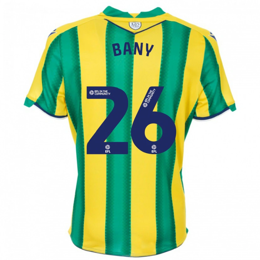 Danxen Heren Tammer Bany #26 Geel Groen Uitshirt Uittenue 2025/26 T-Shirt België