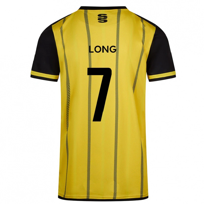 Danxen Heren Rhys Long #7 Geel Zwart Uitshirt Uittenue 2025/26 T-Shirt België