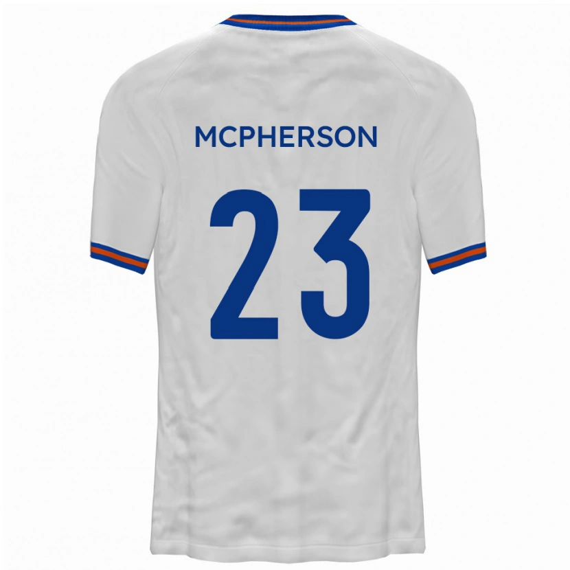 Danxen Heren Cameron Mcpherson #23 Wit Blauw Uitshirt Uittenue 2025/26 T-Shirt België