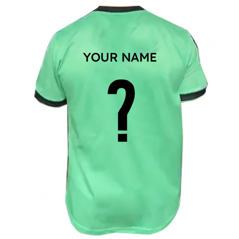 Danxen Heren Uw Naam #0 Turkoois Zwart Uitshirt Uittenue 2025/26 T-Shirt België