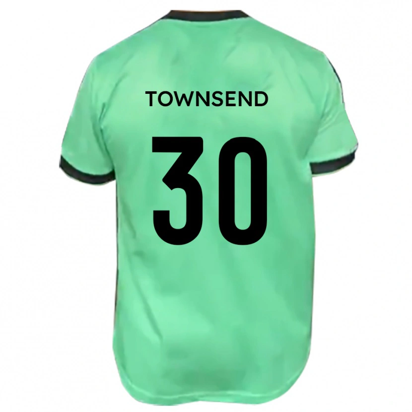 Danxen Heren Nick Townsend #30 Turkoois Zwart Uitshirt Uittenue 2025/26 T-Shirt België