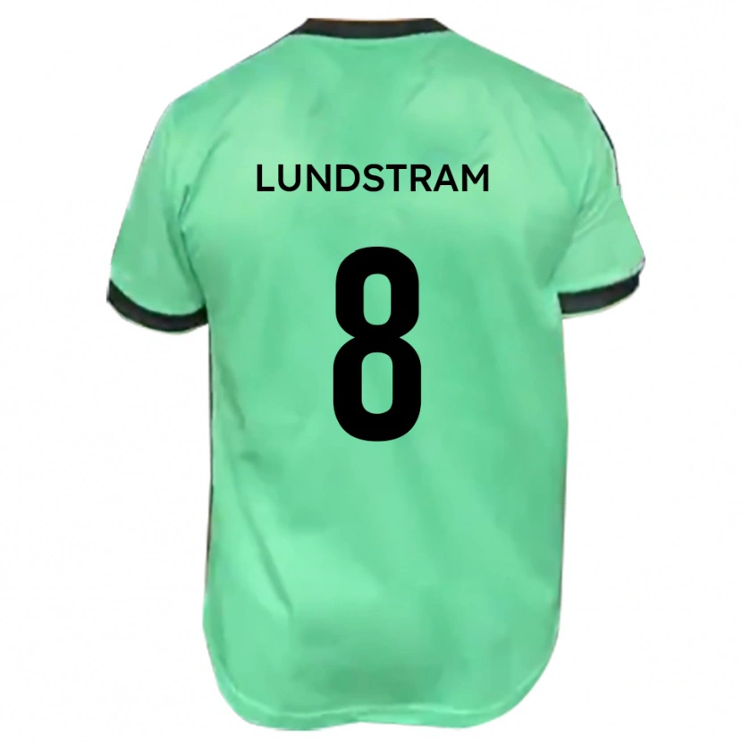 Danxen Heren Josh Lundstram #8 Turkoois Zwart Uitshirt Uittenue 2025/26 T-Shirt België